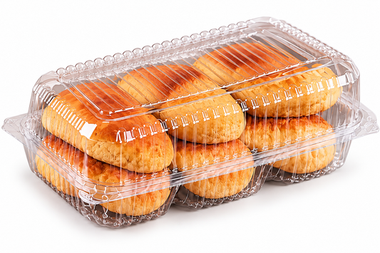 Square Clamshell Container