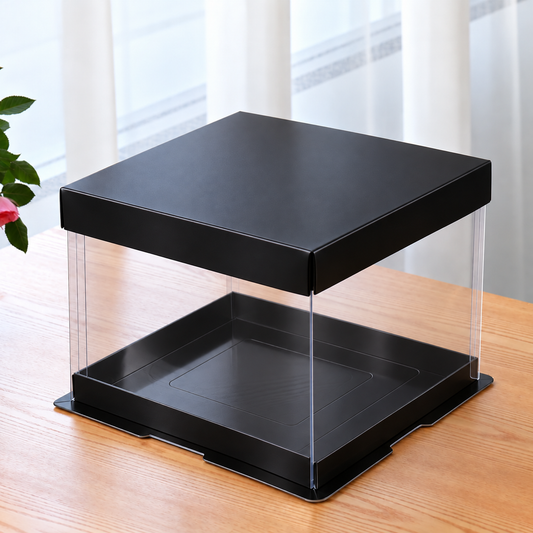 Transparent Cake Box (Single Height)