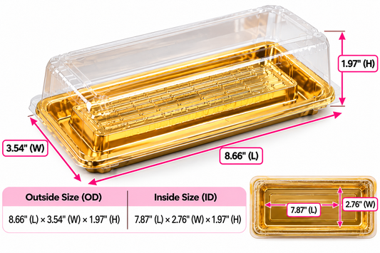 Deluxe Tray with Clear Lid