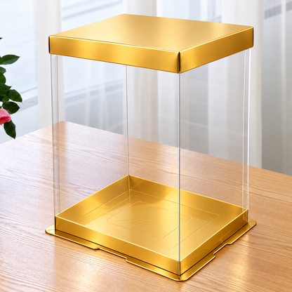 Transparent Cake Box (Triple Layer)