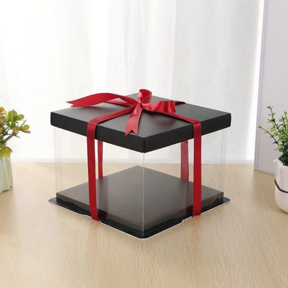 Transparent Cake Box (Single Height)