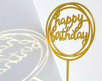 Happy Birthday Toppers