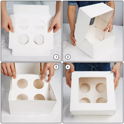 Cupcake Boxes (With Inserts)