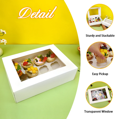 Cupcake Boxes (With Inserts)