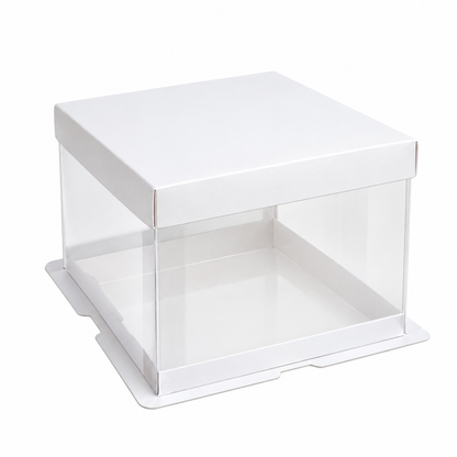 Caja para pasteles (doble capa transparente)