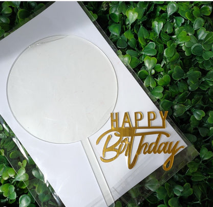 Happy Birthday Toppers