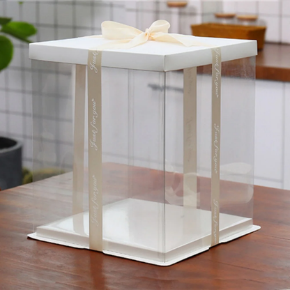 Transparent Cake Box (Double Height)