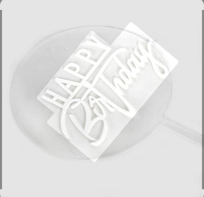 Happy Birthday Toppers