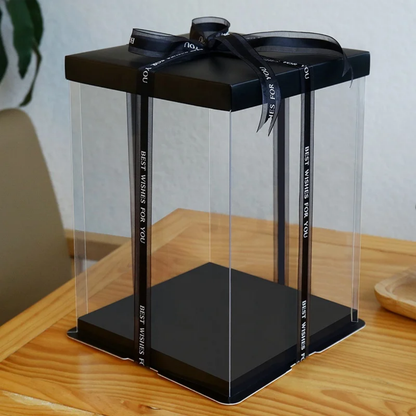 Transparent Cake Box (Double Height)